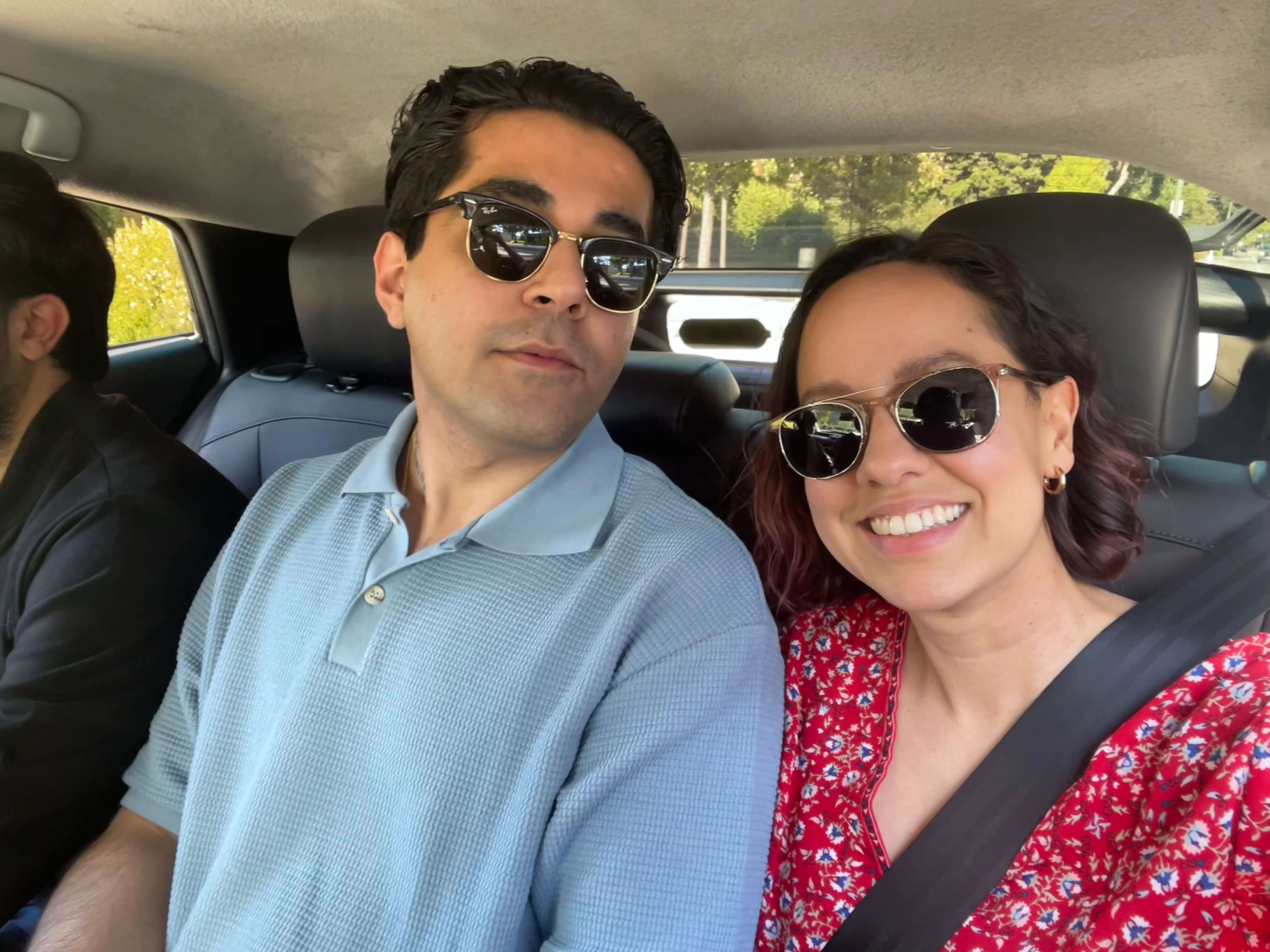 gener8tor team members smiling together during a road trip