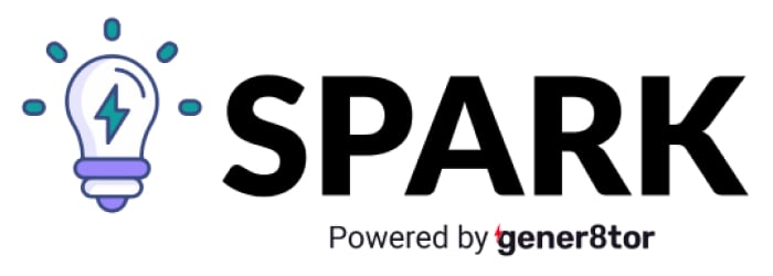 SPARK powered by gener8tor logo