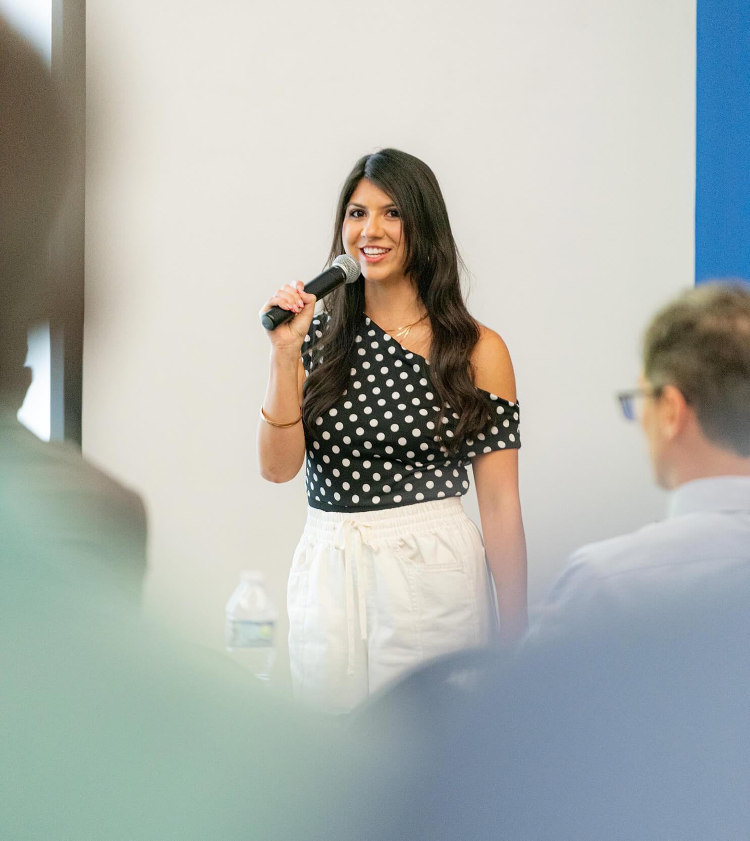 gener8tor Spark program speaker addressing the audience with a microphone