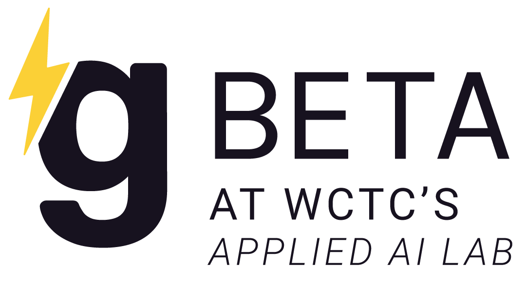gBETA at WCTC's Applied AI Lab logo