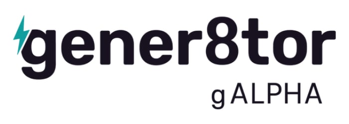 gener8tor gALPHA logo